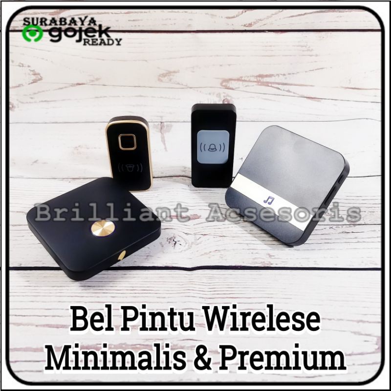 Bel Pintu Wirelese - Premium Minimalis Type