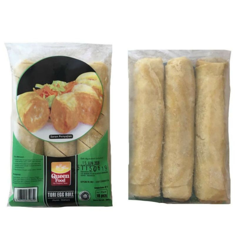 

Queen Food Tori Egg Roll 18s 400 gram