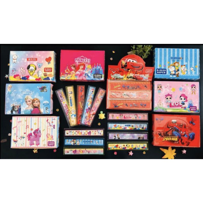 penggaris 15 cm BTS/garisan 15 cm/ruler 15 cm BT-21/mistar 15cm-3