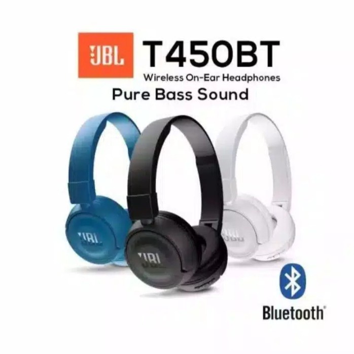 JBL T450BT Wireless On-Ear Headphones / JBL T450 BT Wireless