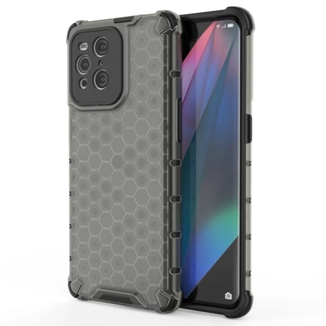 OPPO FIND X5 PRO 5G / FIND X3 PRO SOFT CASE RUGGED ARMOR HONEYCOMB SERIES