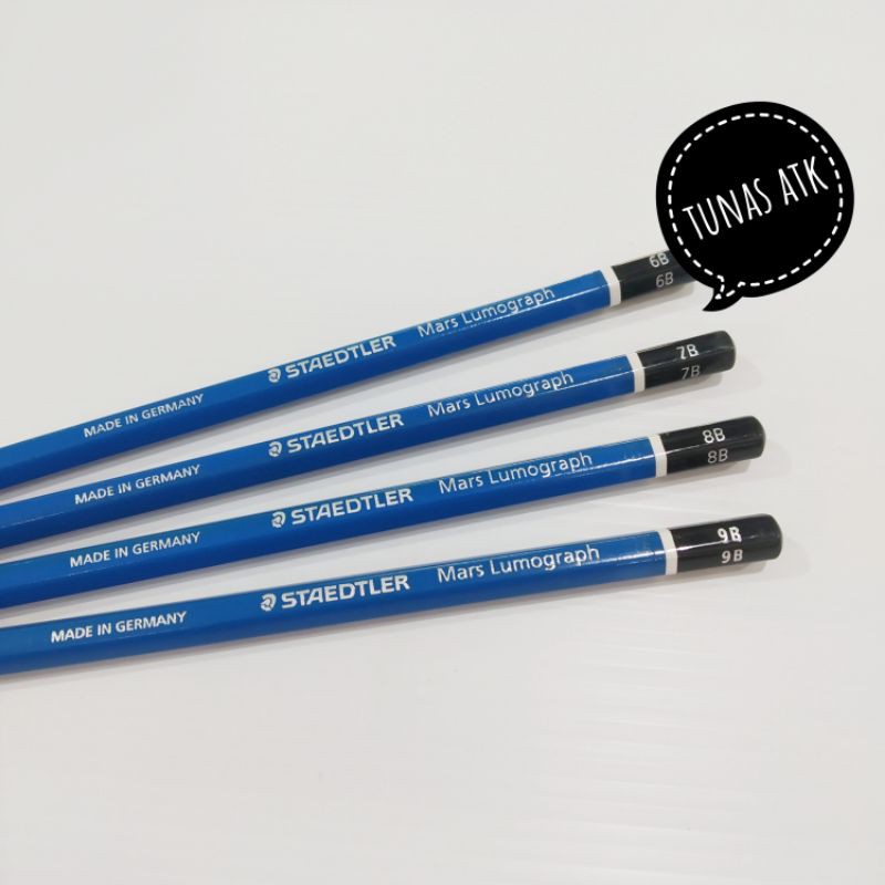 

PENSIL STAEDTLER MARS LUMOGRAPH 100 7B, 8B, 9B, 10B, 11B, 12B