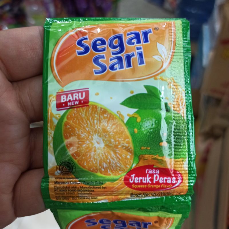 

Minuman Serbuk Segar Sari 7g Jeruk Peras