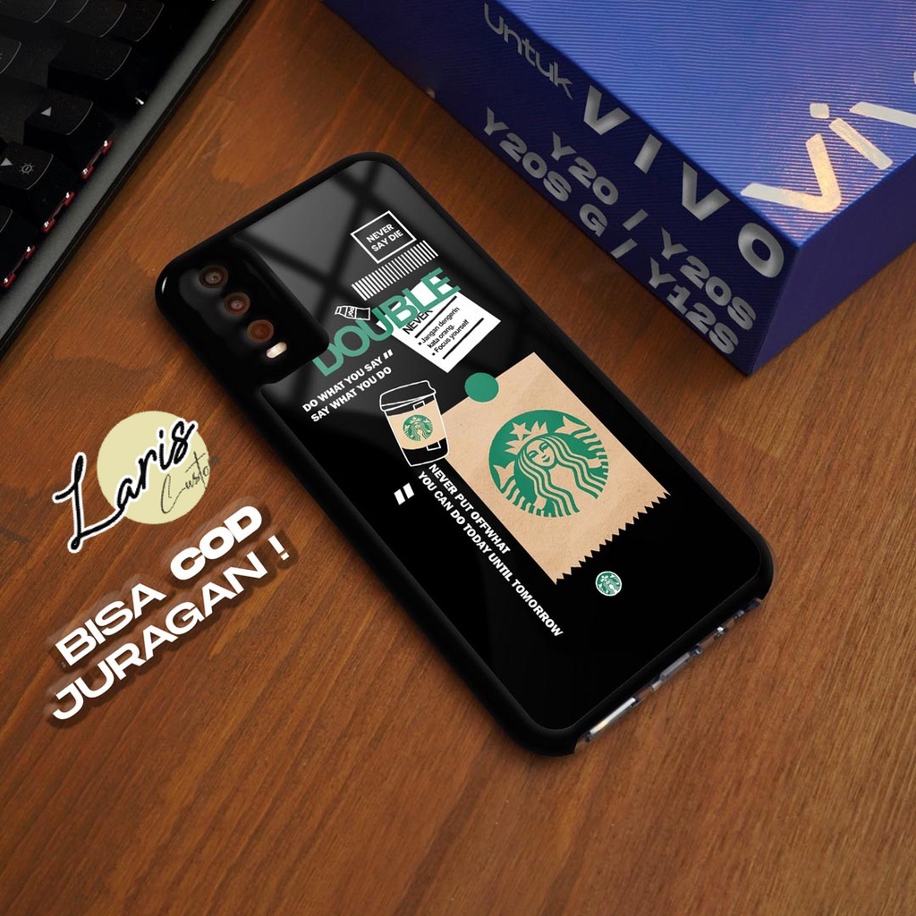 Casing VIVO Y20 / Y20s / Y20sG / Y12s - Case VIVO Y20 / Y20s / Y20sG / Y12s [ Starbucks ] Silikon VI