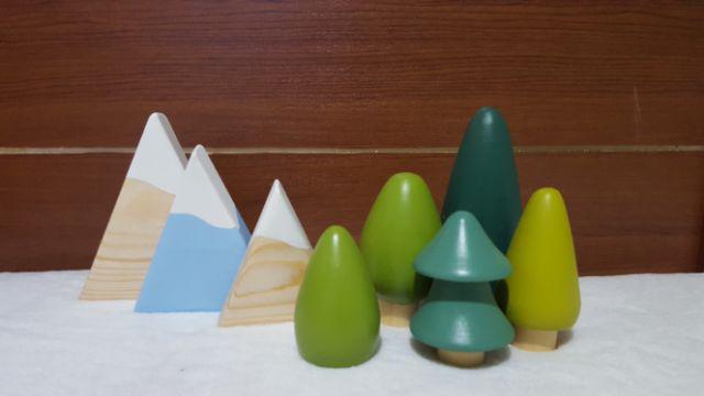 Littlemonq Spring Forest Set / Pohon Kayu Spring