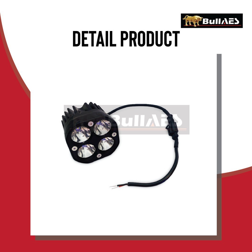 LAMPU TEMBAK CREE WORK LIGHT GOLD RUNWAY 40 Watt MERK BULLAES V2561