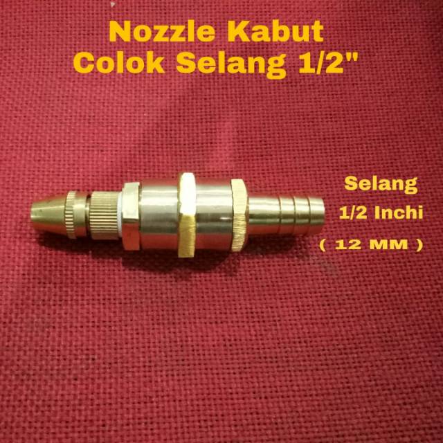 Nozzle Kabut / Nozzle Embun / Spuyer Kabut untuk Mandi Hewan