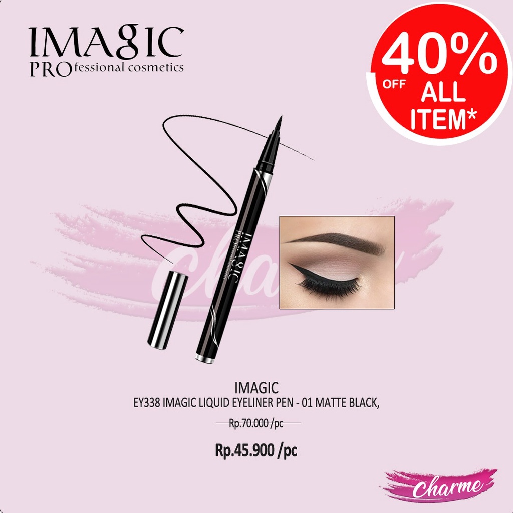 (READY &amp; ORI) IMAGIC Liquid Eyeliner Pen Pensil EY 338 EY338