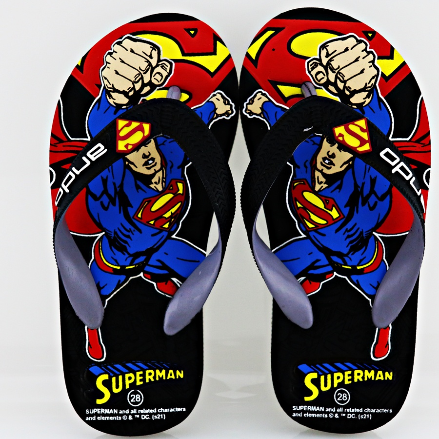 Harga Ando X Superman SPM 210 Hitam - Sandal Anak Kecil Ando Surabaya