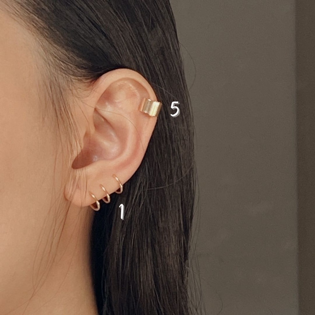 Clip Earrings - Anting Cuff / Earcuff / Anting Jepit Tanpa Tindik