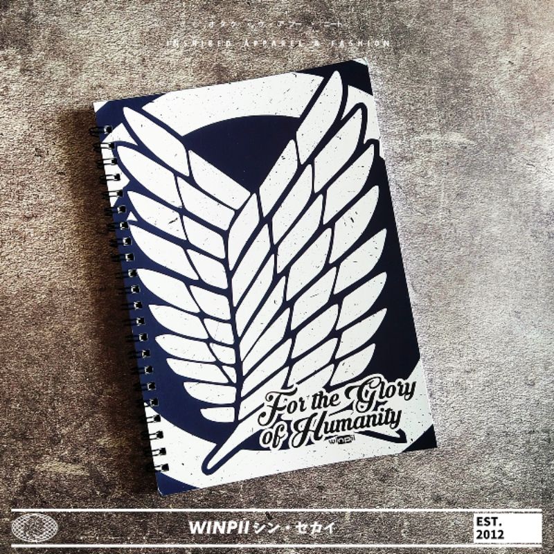 

Notebook Scouting Legion Anime Attack On Titan