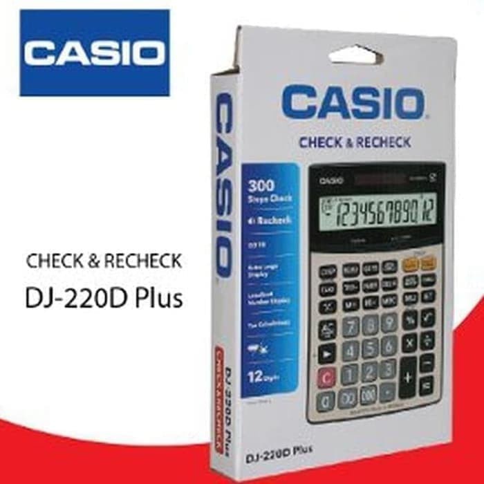 

casio kalkulator calculator original DJ 220D plus