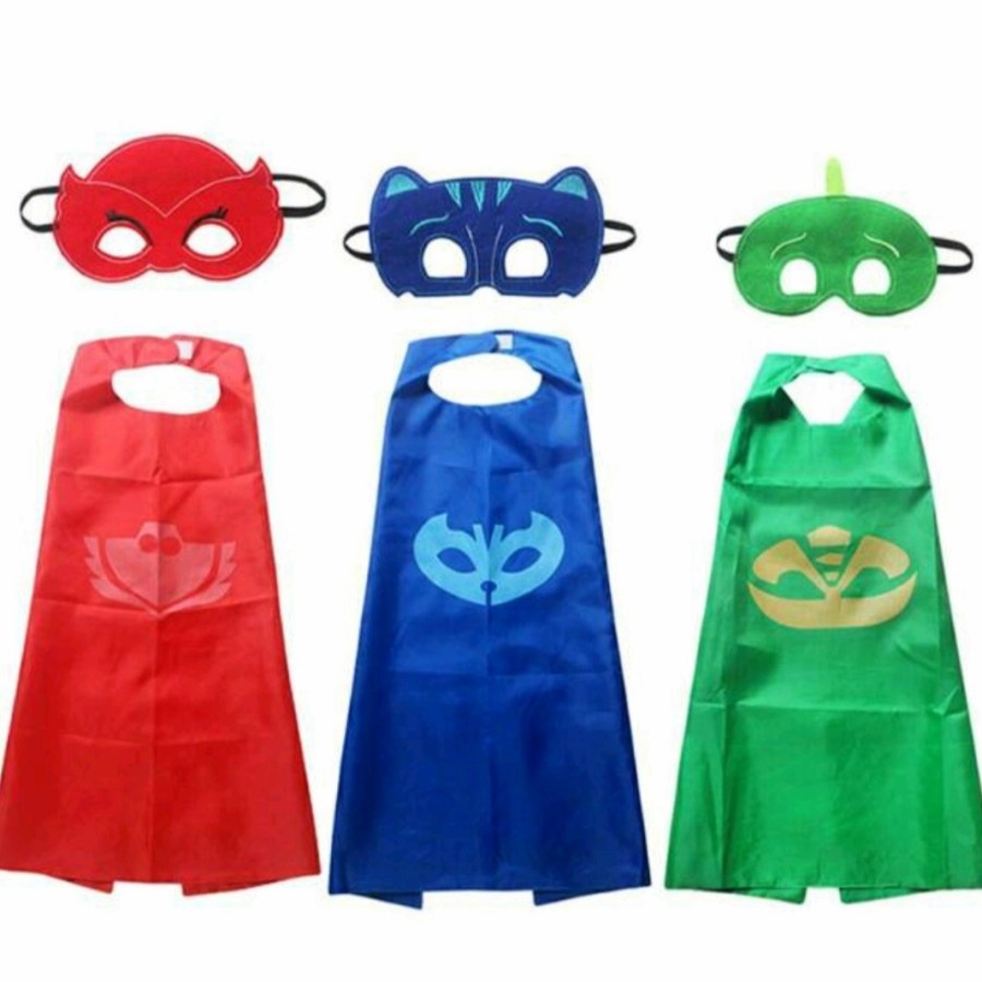 MOMBABY1 edisi P J - Jubah superhero 1 set lengkap Harga untuk 1 warna