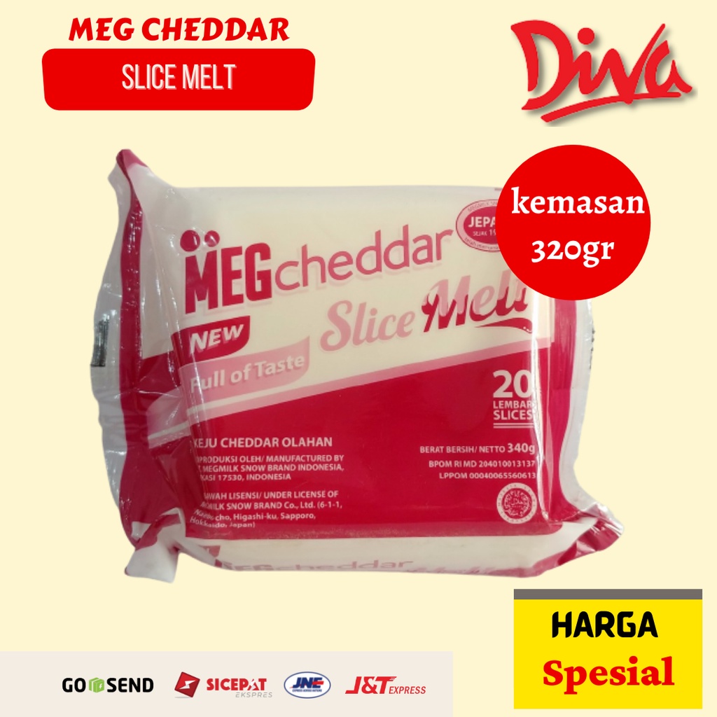 

[ 320gr ] Meg Cheddar melt 20 Slices