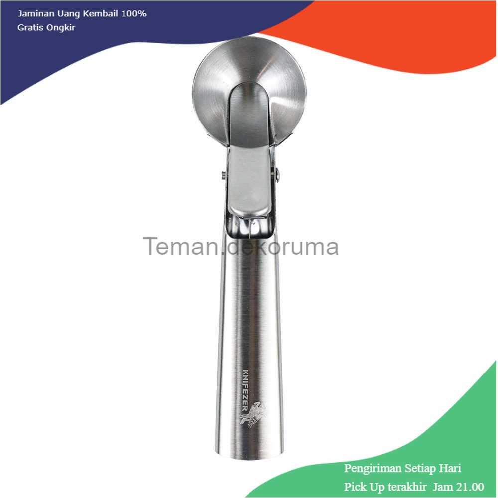 TD-A101 KNIFEZER Sendok Takar Es Krim Gula Kopi Ice Cream Scoop Spoon - 164z