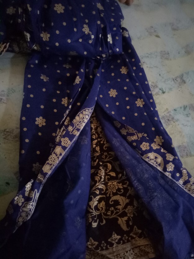 Couple Batik Terbaru Zaen Couple Keluarga Bisa Pisah New New New Motif Daun Bulat Biru