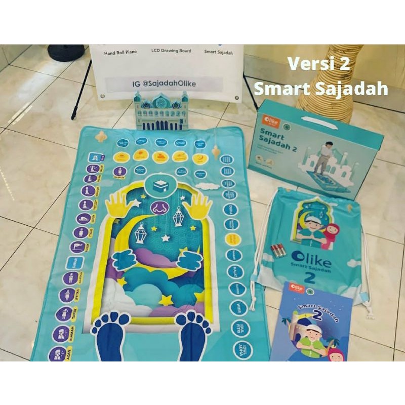 preloved smart sajadah olike warna mint green