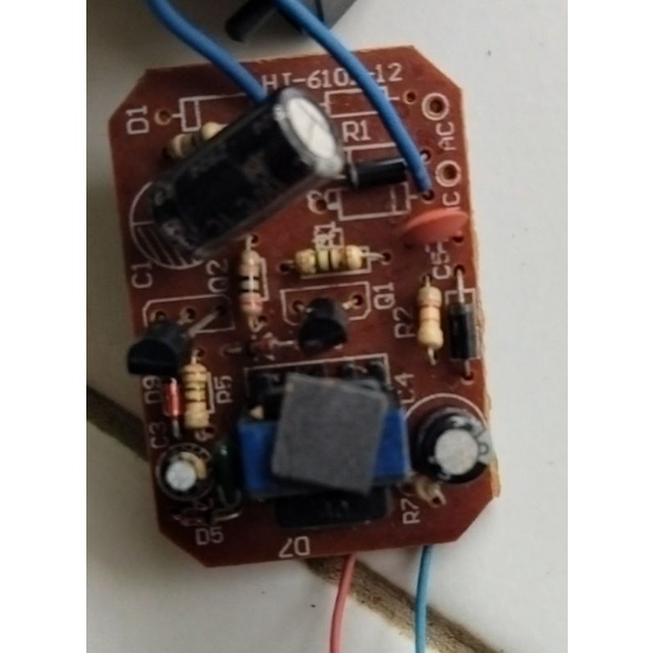 Mesin charger HP normal jadul, PCB Adaptor 5 volt