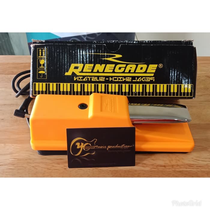 Pedal Sustain Renegade Rainbow Limited Original Terkuat dan Tahan Lama - Orange