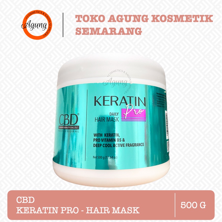 [AGUNGSMG] CBD KERATIN Pro HAIR MASK /Masker Rambut Keratin 500gr [Original]