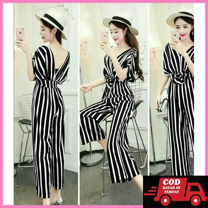 Jumpsuit Wanita Panjang Hijab Import Overall Polos Korea Katun By PP478 [Js Monna Ve]Jumpsuit Mona
