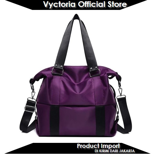 (BISA COD) VYCTORIA VOS0089 Tas Selempang Wanita Women Fashion Bag Oxford Promo JT0089 0089