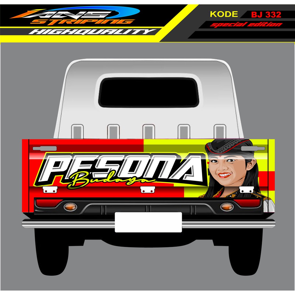 STIKER MOBIL GRANMAX PICK UP / DECAL STICKER GRANMAX / STICKER BAK GRANMAX