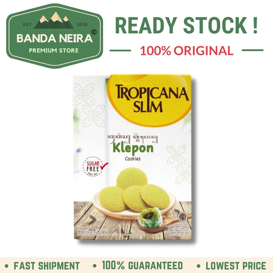 

TROPICANA SLIM Klepon Cookies / Kukis Bebas Gula