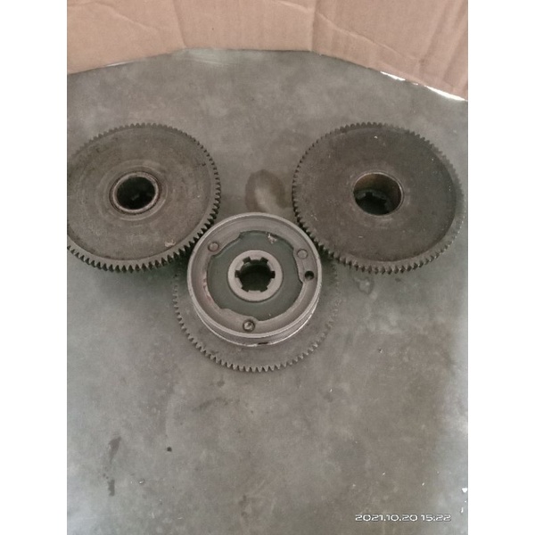 Gigi gear Pengantar set one way wanway dinamo dobel stater Yamaha V80 Superdeluxe Excellent original