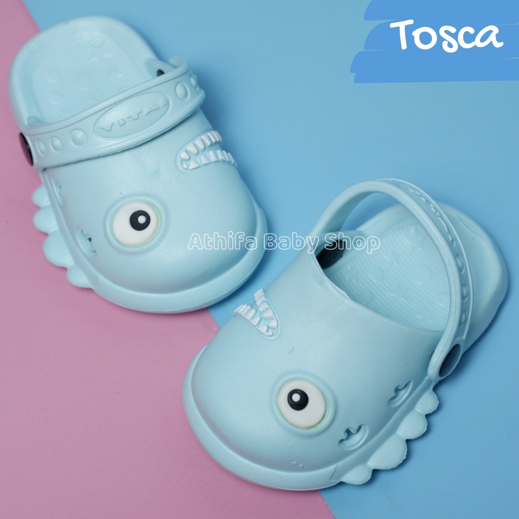 Sepatu Sandal Anak Baim Perempuan Usia 6 Bulan 1 2 3 Tahun Size 18-23 Karakter Dino Dyno Dinosaurus Dynosaurus Sendal Baim Gunung Karet Balita Prewalker Bayi Cewek