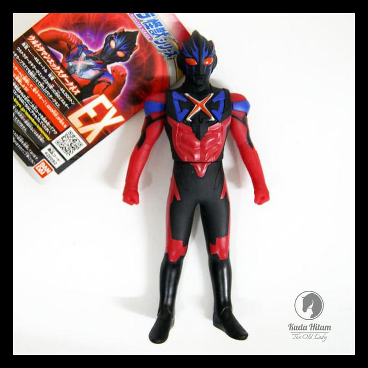 Stok Baru Bandai Ultra Monster 500 Series Ex Ultraman X Darkness Action Figure Terlaris Dan Murah