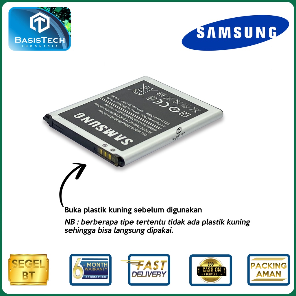 BATERAI SAMSUNG GALAXY V G313 G313H - V Plus G G318HZ - ACE 3 S7270 S7275 - ACE 4 G316 - S7898 - B100AE - ORI99