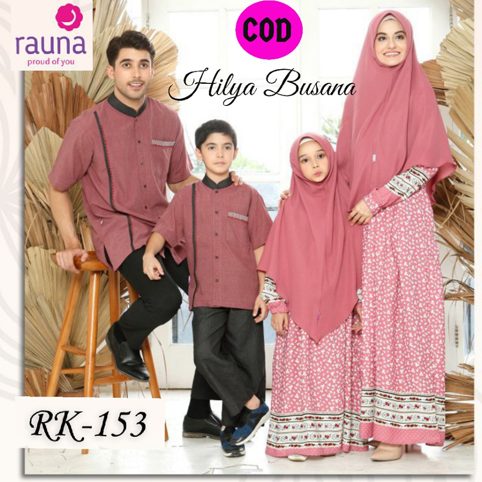 Busana Muslim Couple Keluarga / Rauna RK-153 / Fashion Muslim