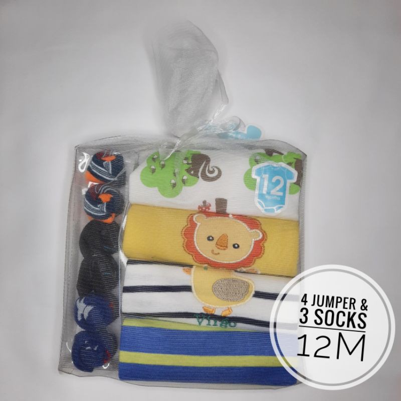 Jumper Carter set Kaos Kaki