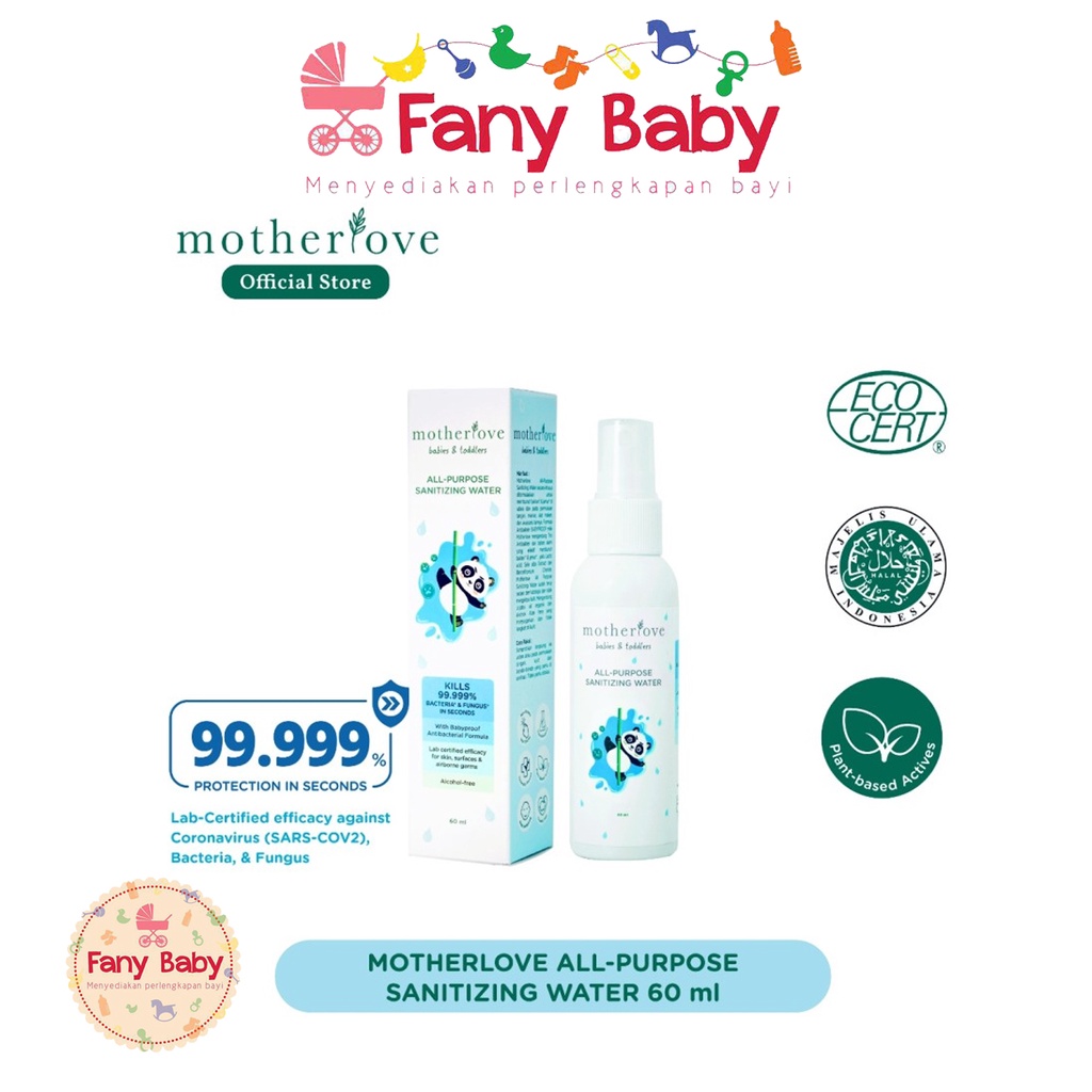 MOTHERLOVE ALL PURPOSE SANITIZING WATER 60ML