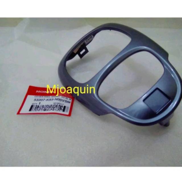 Cover Ring Speedometer New Scoopy FI ESP Silver Ori Honda AHM 53207K93N00VSM