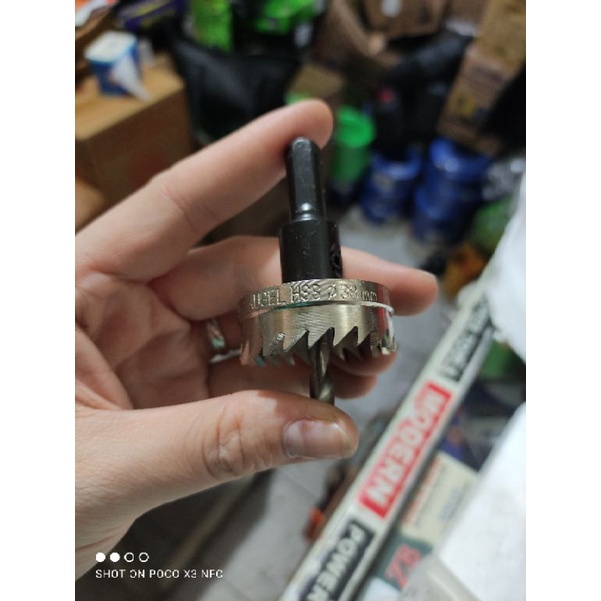 HOLE SAW BESI KUGEL HSS 38MM / MATA BOR LUBANG BESI HOLESAW KUGEL 38MM