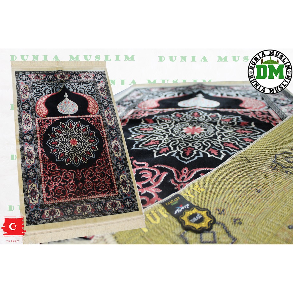 TOP BRAND [ YAKAR FANTASI ] Sajadah Original Made in Turkey ukuran 70x110 peralatan sholat