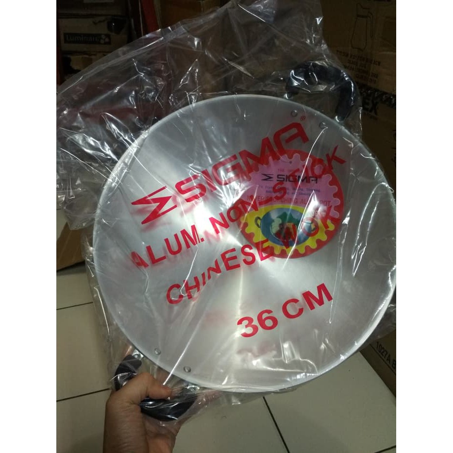 Kuali Sigma Asli 36cm / Kuali Kualitas Bagus / Kuali Merk Sigma / Kuali Taiwan Sigma 100% Ori