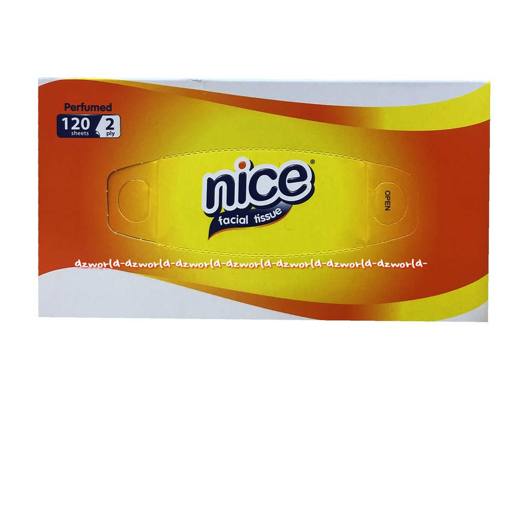 Nice Facial Tissue Perfumed 120Sheet 2Ply Tisu Nais Kemasan Kotak Box