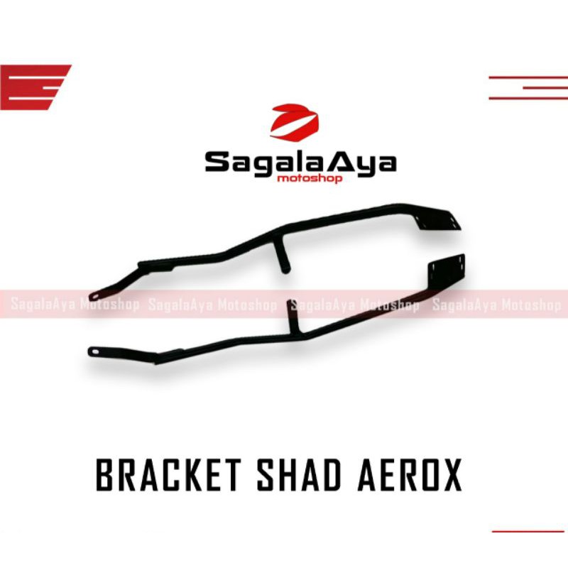 Bracket box motor yamaha aerox 155 155cc original Shad bisa untuk box givi kappa shad KMI