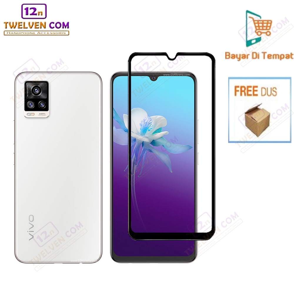 zenBlade 5D Full Cover Tempered Glass Vivo V20 - Hitam