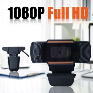 Kamera Web Webcam 1080P HD Dengan MIC Autofocus Meet Zoom Skype Video Komputer Laptop PC