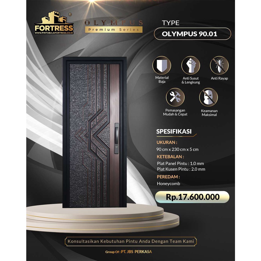 Pintu Baja FORTRESS Tipe Olympus 90.01