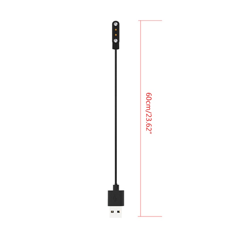 Cre Kabel Charger Usb Magnetik Panjang 100cm 3.3ft Untuk Smartwatch Iwo W26 / W26 +