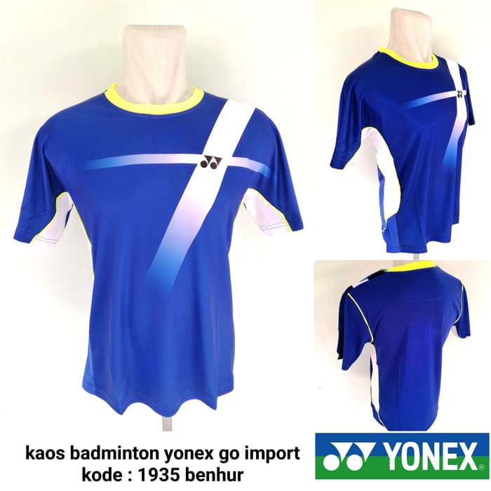 Baju badminton Yonex kaos yonex jepang kento momota 1935 BENHUR impor