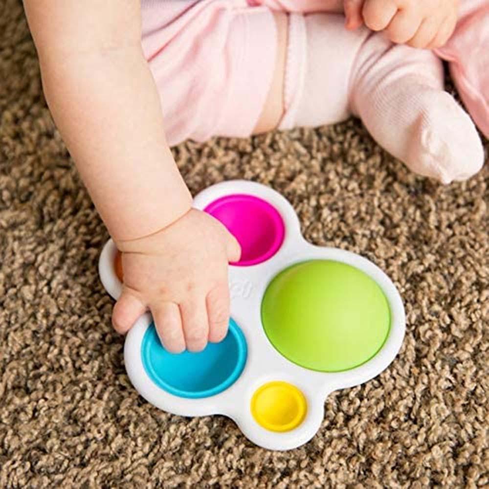 [Elegan] Mainan Bayi Colorful Rattle Montessori Fidget Toys