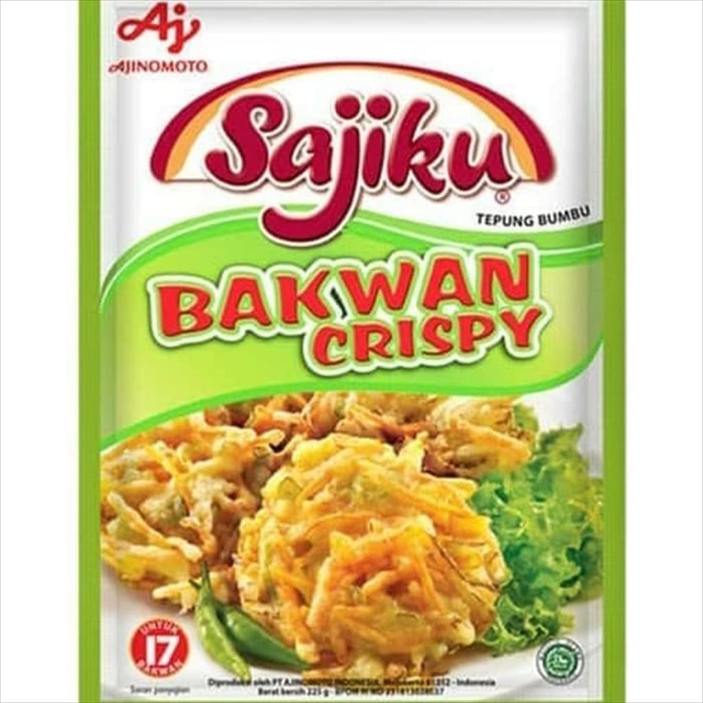 

Sajiku Tepung Bumbu Bakwan Crispy 225Gr