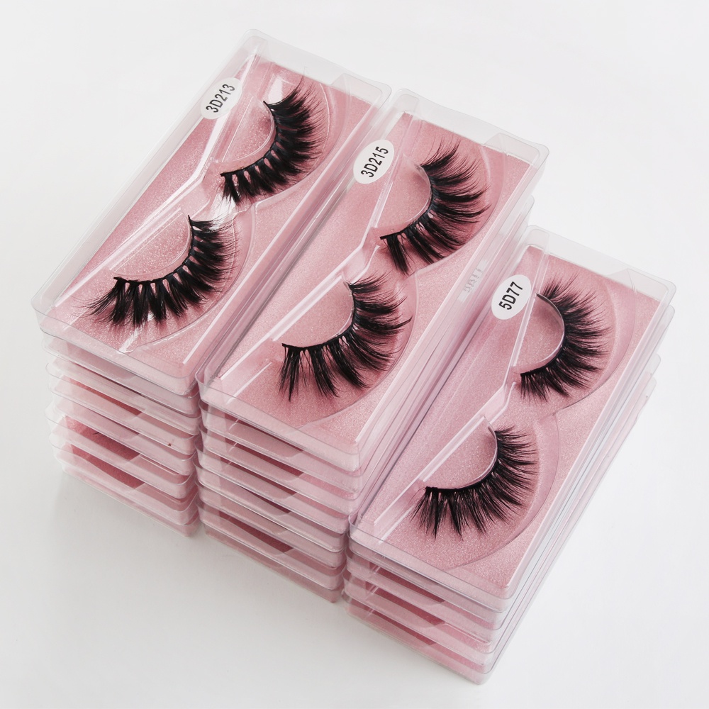 MAGEFY 3D False Eyelashes Natural Lashes Handmade Fluffy Wispy Glam