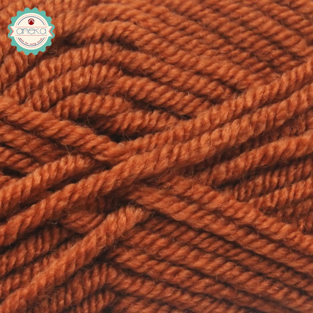 Benang Rajut Karpet Dahlia / Carpet Yarn - 1939 ( Coklat Sienna )